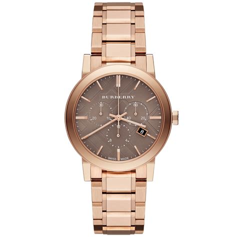 burberry the city watch rose gold|Burberry The City Watch .